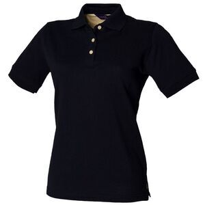 Henbury Womens/Ladies Classic Polo Shirt / Navy